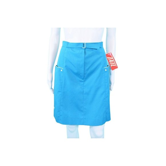 Vintage 1980s Teal Tail Deadstock Sports Tennis Skirt | W 26" - Picture 1 of 10